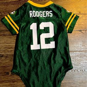 NFL Packers Aaron Rodgers 18month onesie